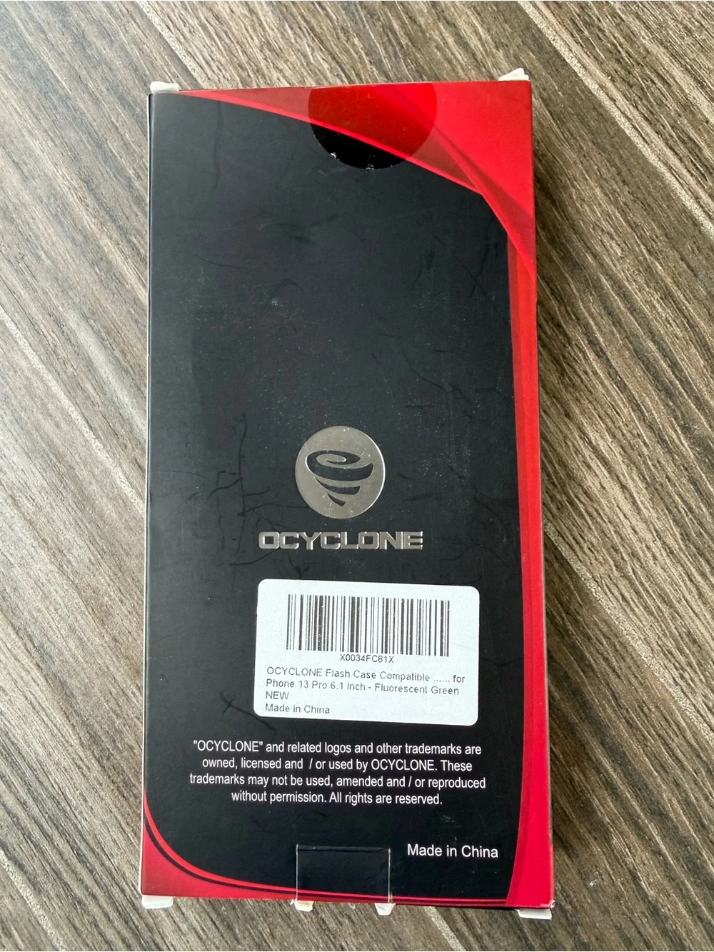 OCYCLONE Lime Green Phone Case  with Ring & Wristlet iPhone 13 Pro 6.1